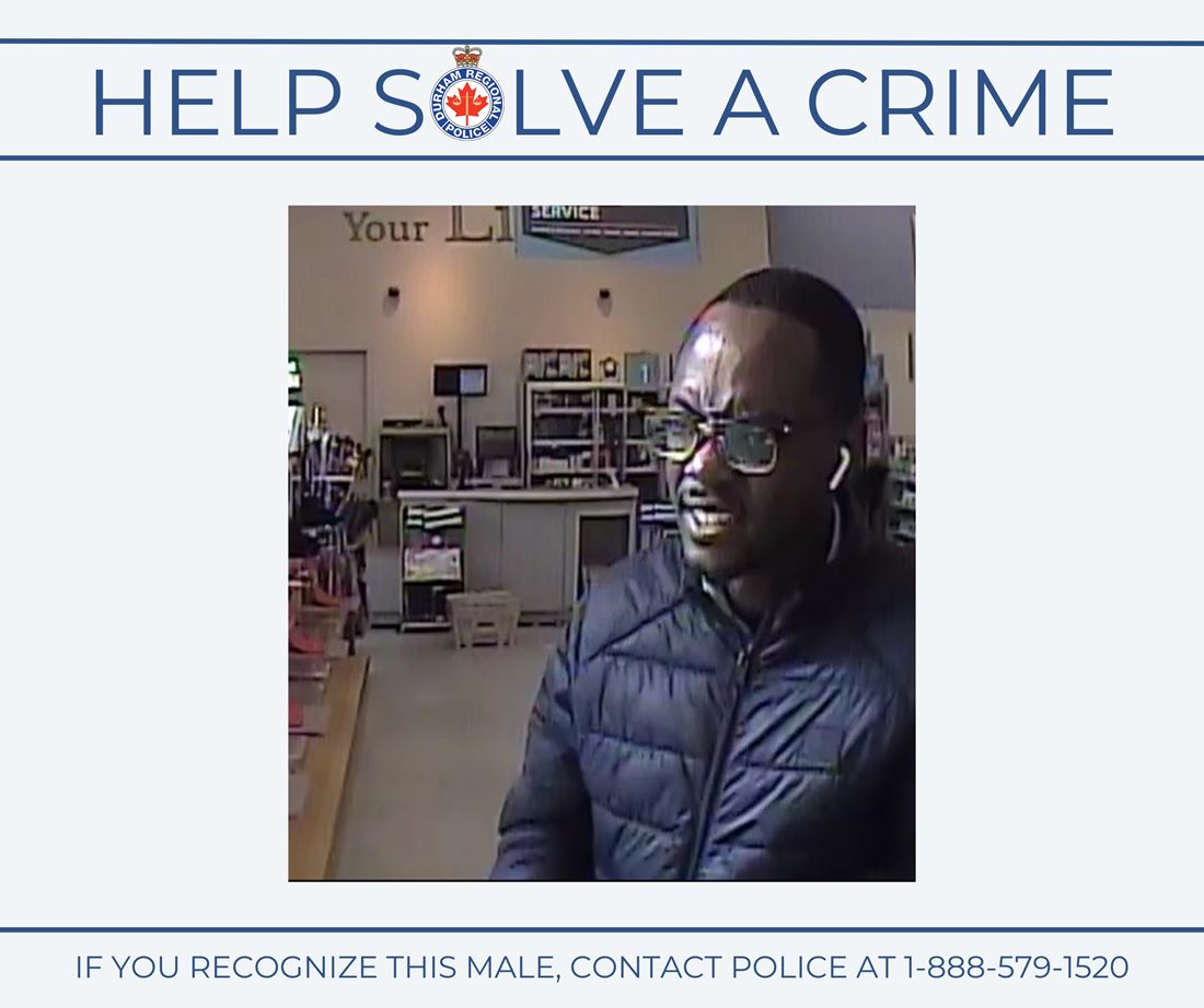 Reference image 1 for Male Suspect Wanted for Theft of Mail