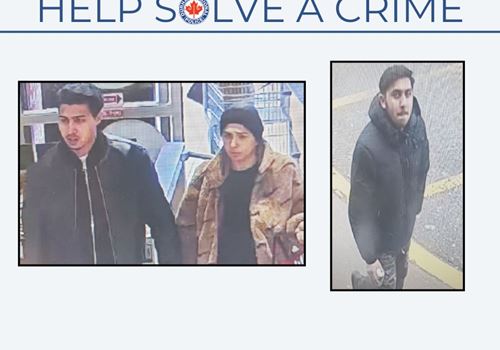 Reference image 1 for Three Suspects Wanted After Distraction Theft in Bowmanville
