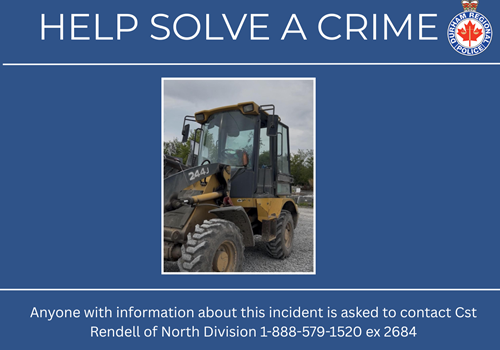 Reference image 2 for Police are Looking for Suspect After Theft in the Township of Brock.