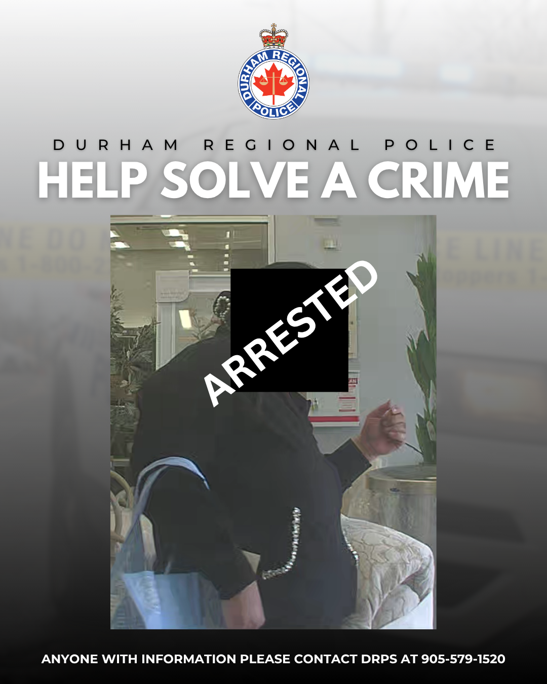 Reference image 1 for Female Wanted After Counterfeit Currency Fraud in Ajax