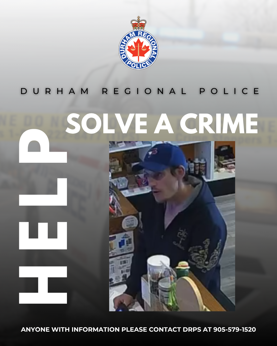 Reference image 1 for Male Wanted for Counterfeit Currency Fraud in Oshawa