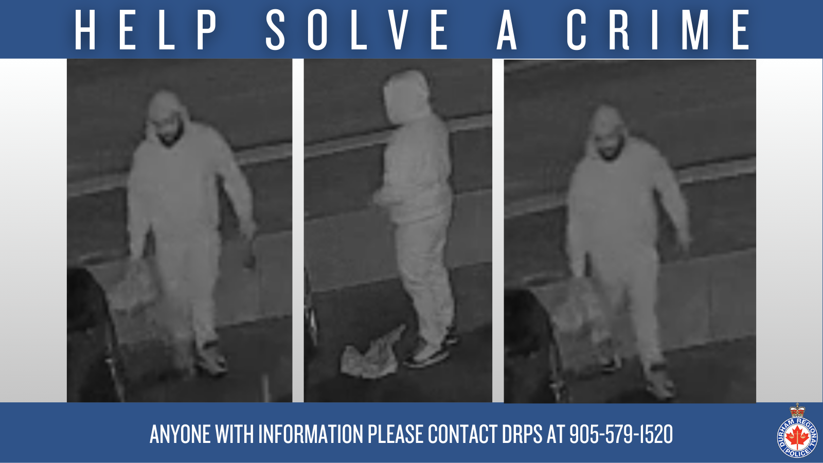 Reference image 1 for Suspect Wanted for Arson in Pickering