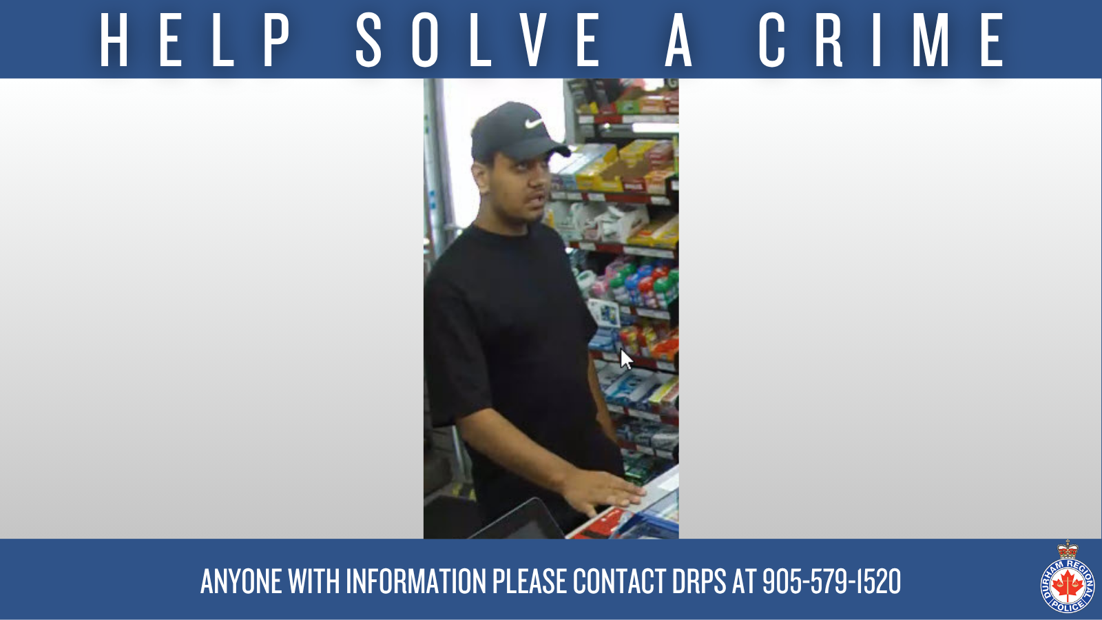 Reference image 1 for Male Wanted After Bank Card Fraud in Pickering