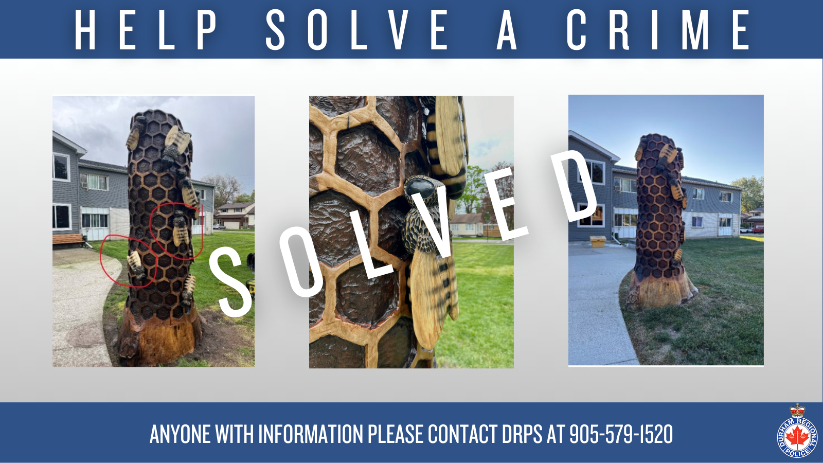 Reference image 1 for Suspect Wanted After Pieces of Art Installation Stolen in Whitby