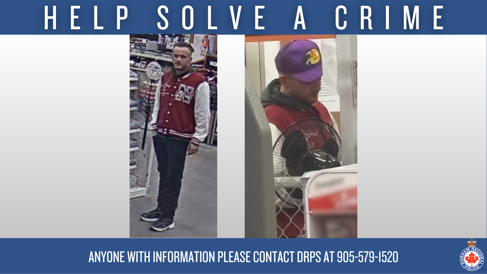 Reference image 1 for Suspect Wanted After Using Counterfeit Currency in Whitby
