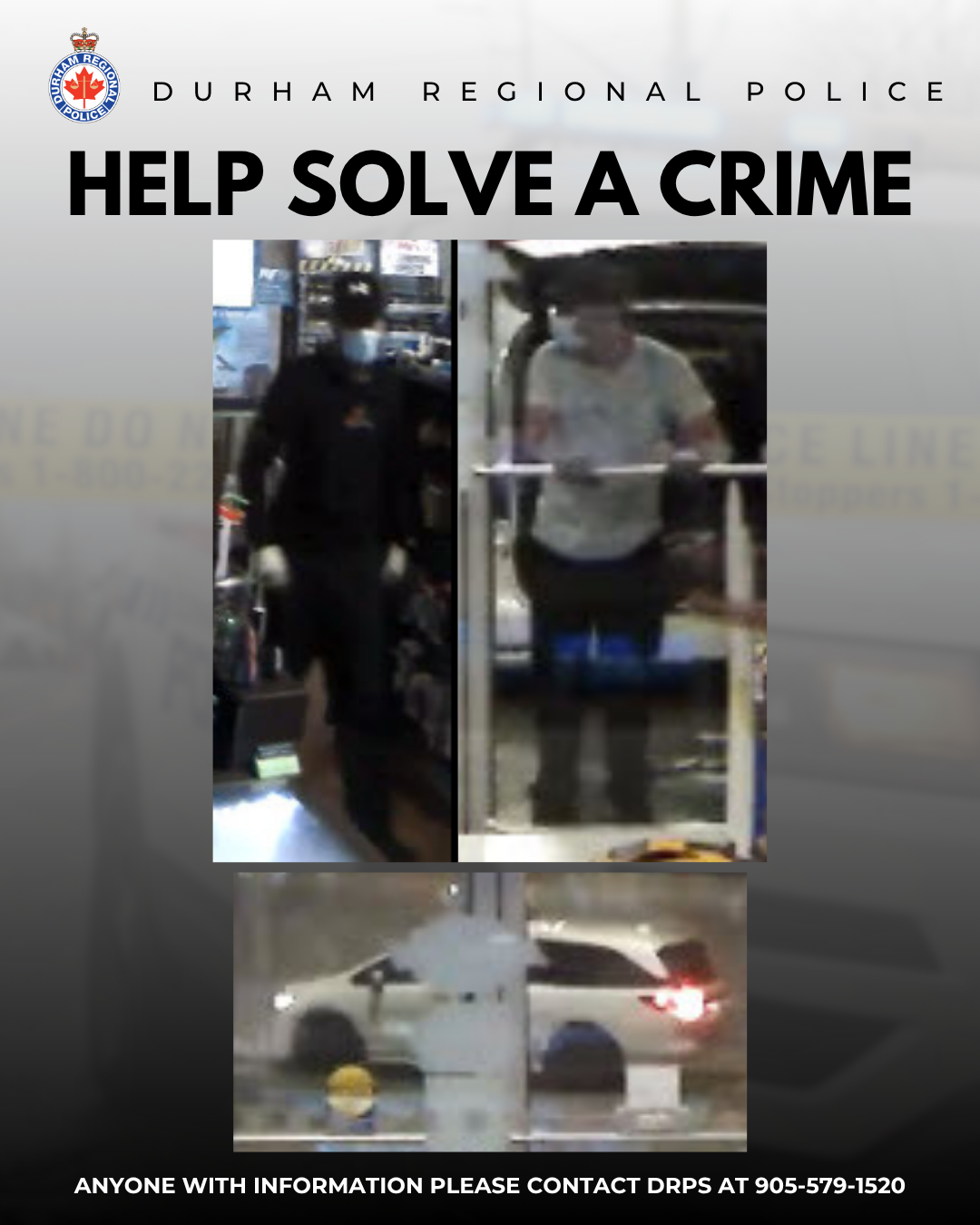 Reference image 1 for Two Suspects Sought After Break-and-Enters at Business in Oshawa