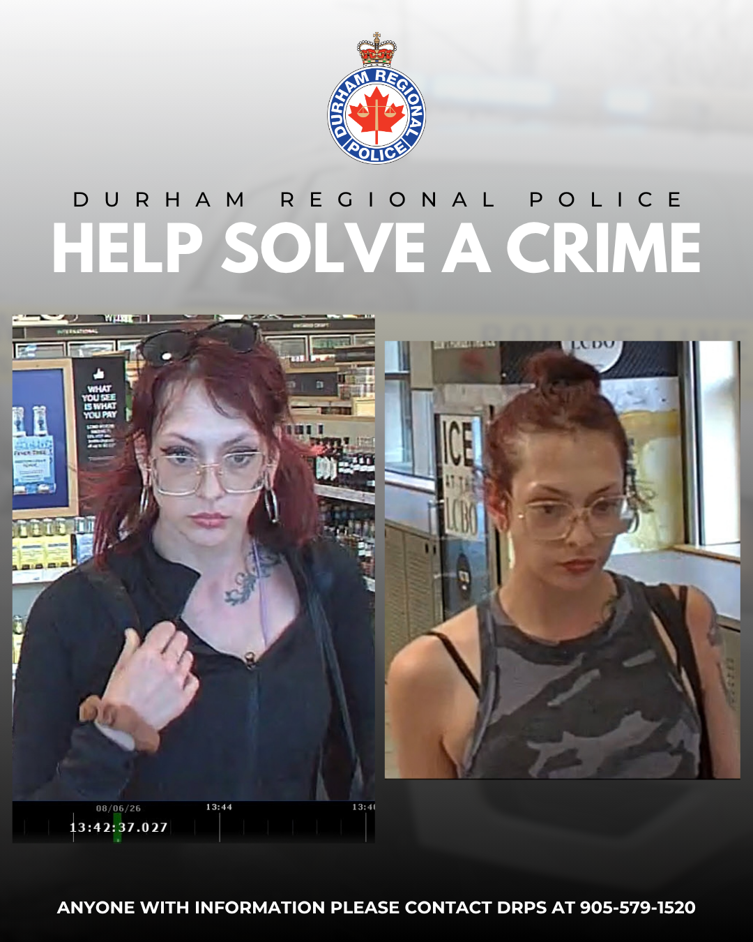 Reference image 3 for Male and Female Sought for Multiple LCBO Thefts in Durham Region
