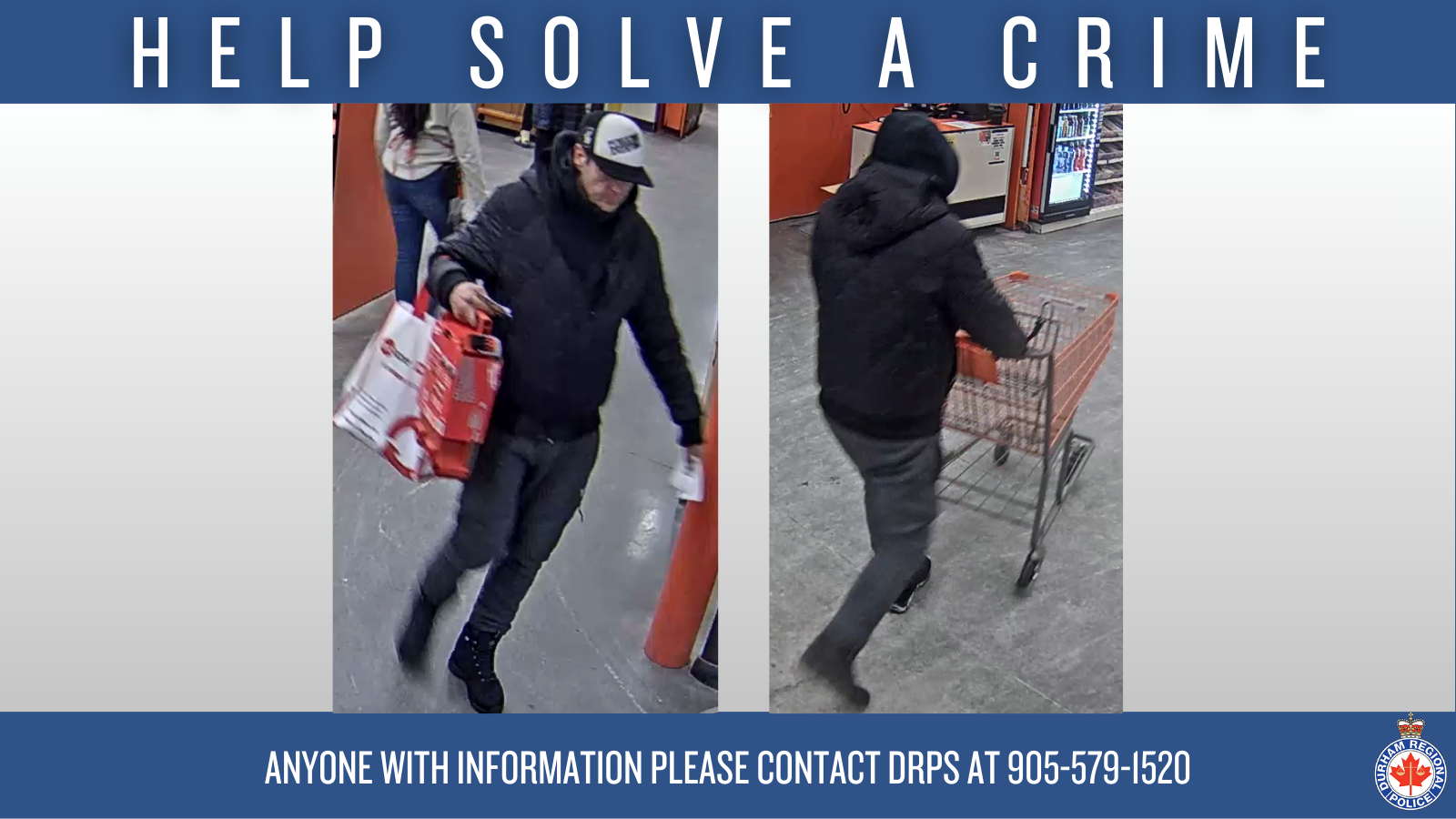 Reference image 1 for Police Search for Suspect After Fraud in Whitby