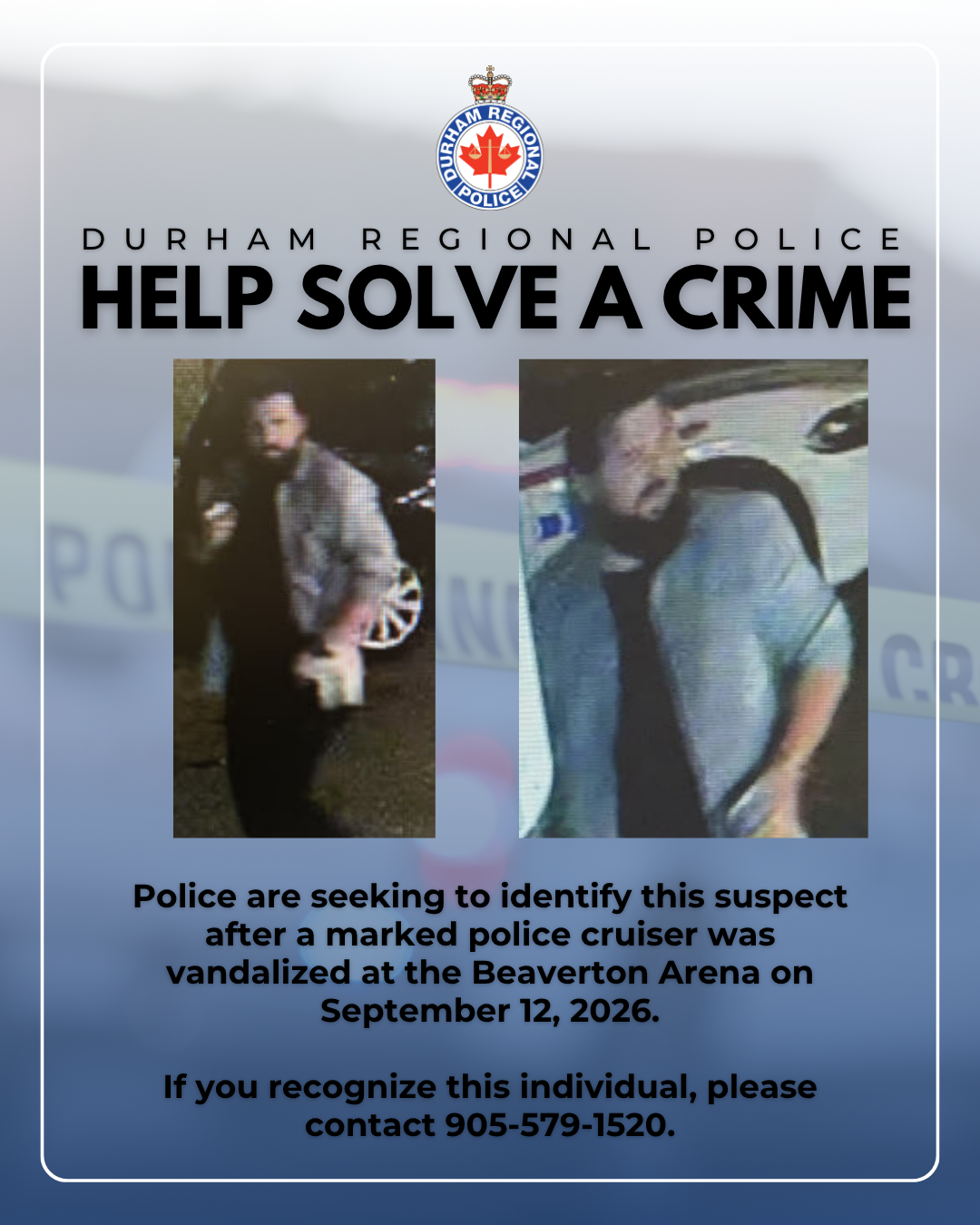 Reference image 1 for Police Seeking Suspect After Damage to Marked Cruiser in Beaverton