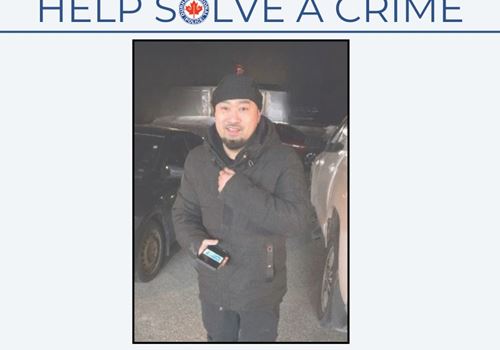Reference image 2 for Police are seeking the public’s assistance in identifying a suspect involved in a fraud investigation in Bowmanville.