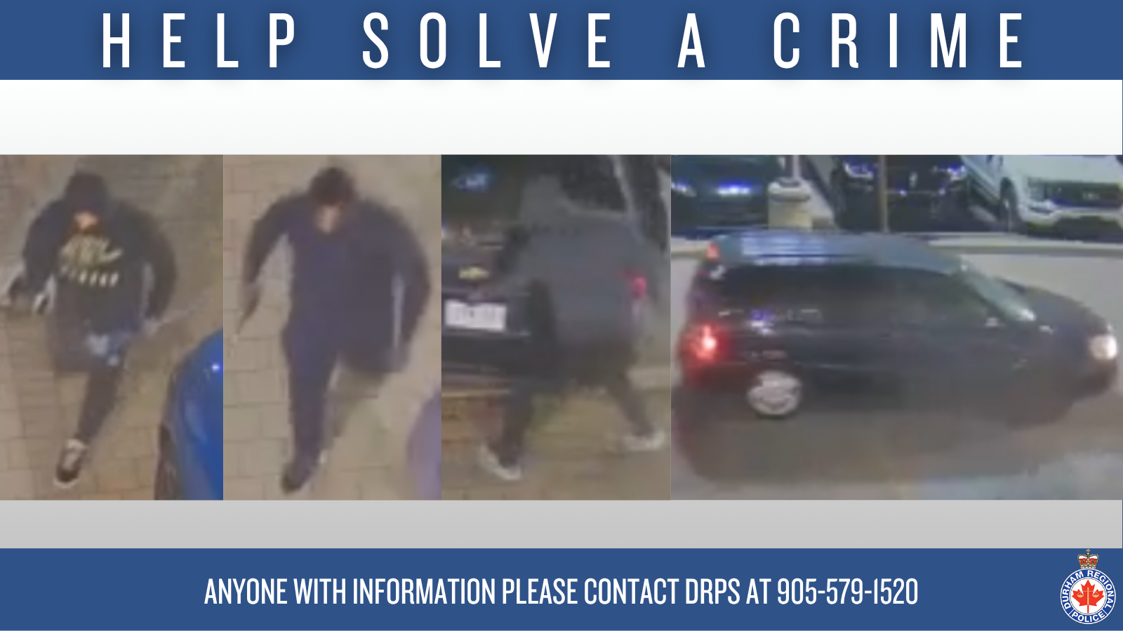 Reference image 1 for At least Three Suspects Wanted for Dealership Break-and-Enter in Pickering
