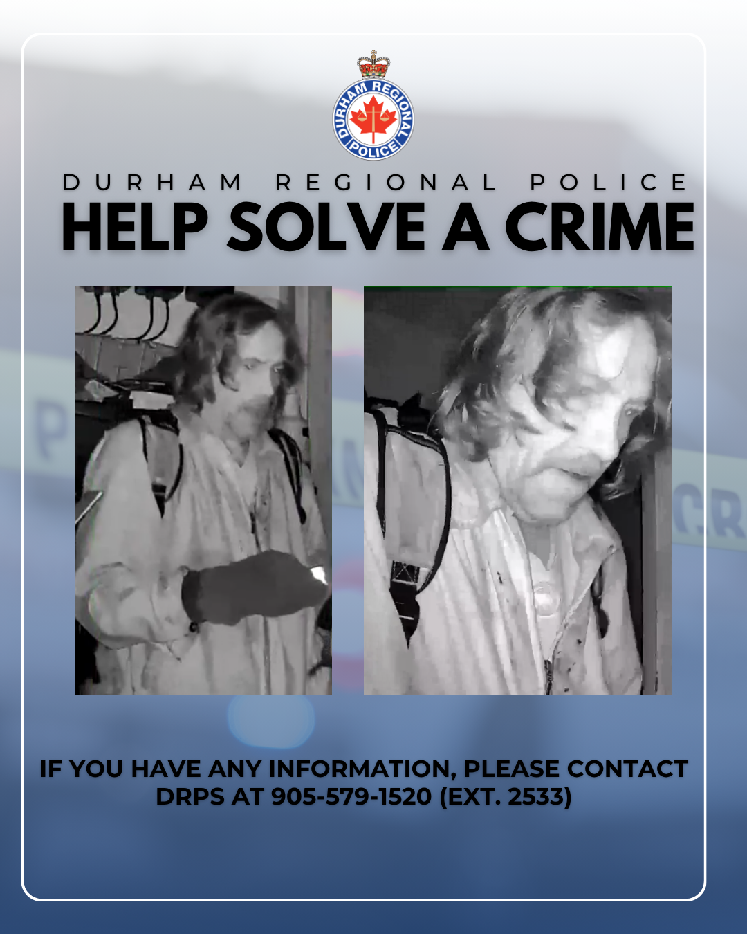 Reference image 1 for Police Looking for Break-and-Enter Suspect
